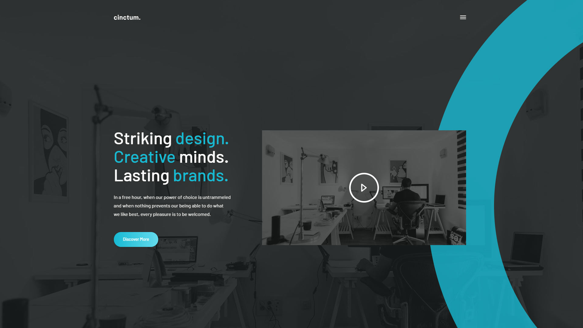 Cinctum Cinctum - Creatus Digital Agency Theme