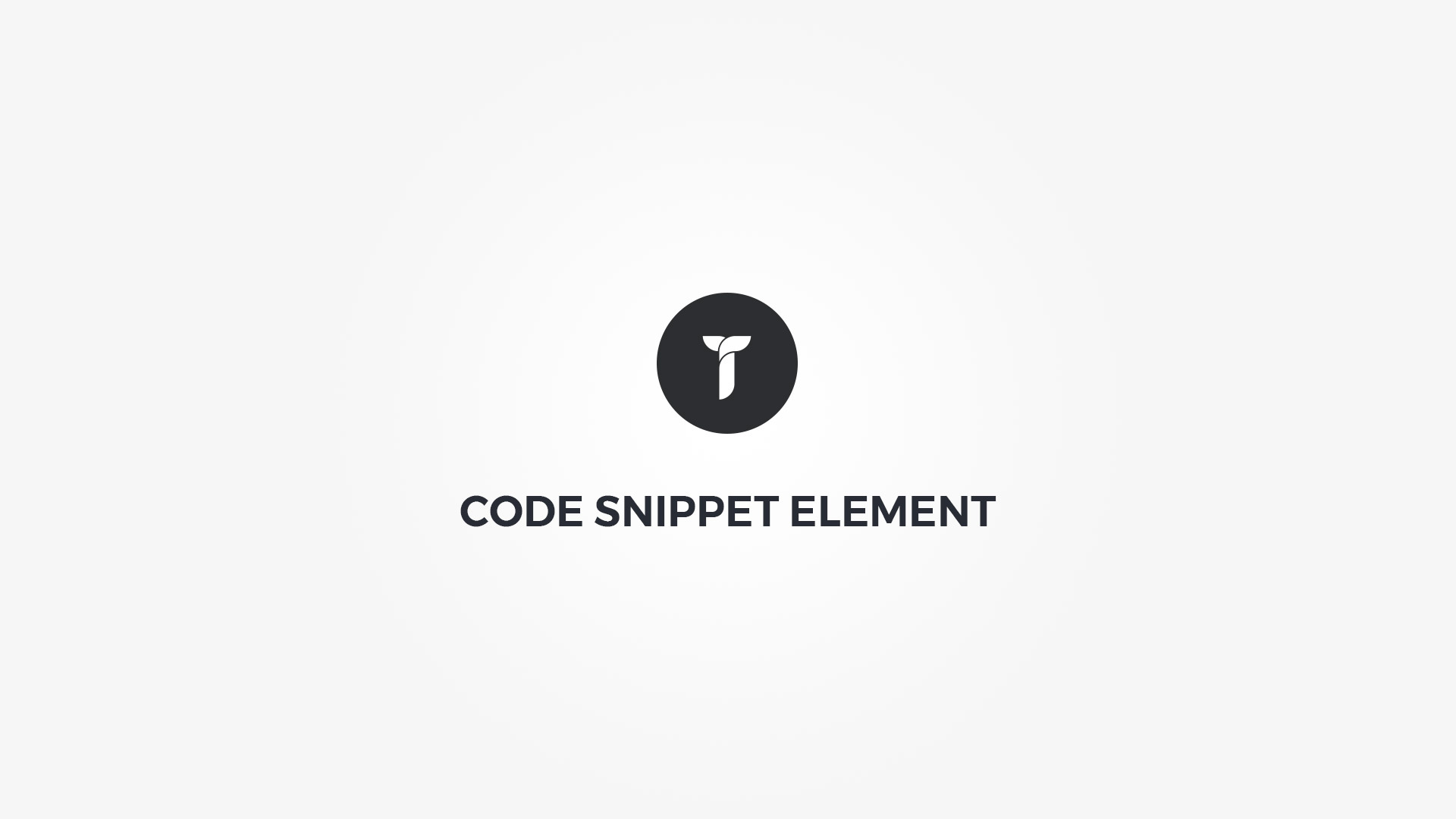 Creatus WordPress Theme Code Snippet Element
