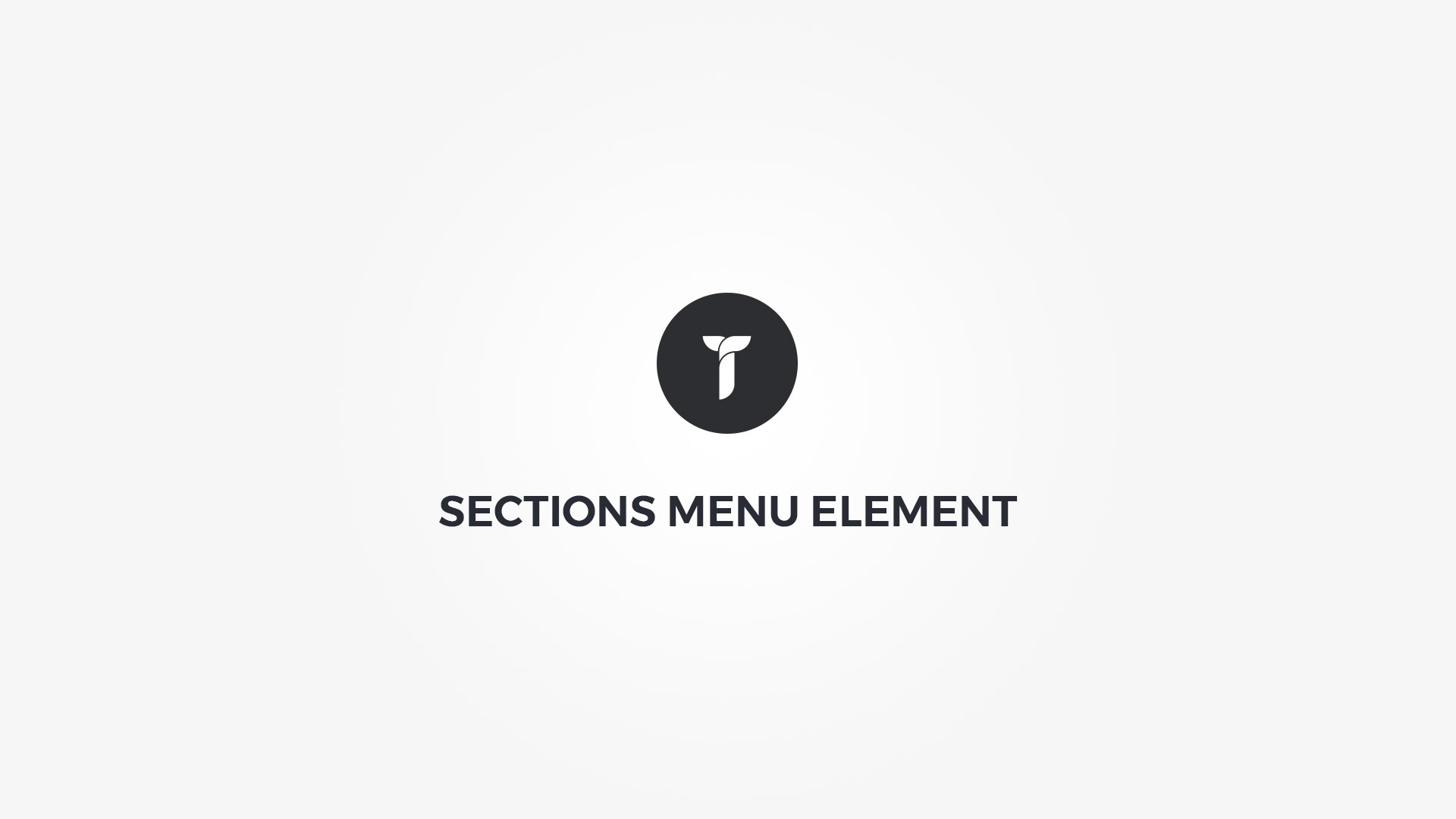 Creatus WordPress Theme Sections Menu Element