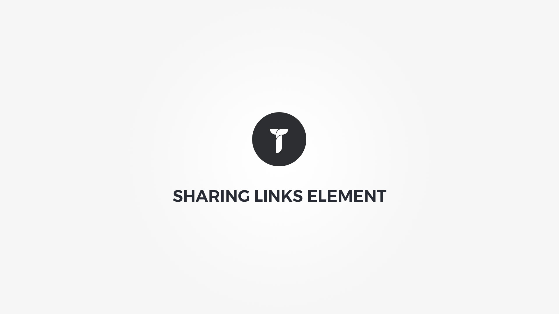 Creatus WordPress Theme Sharing Links Element