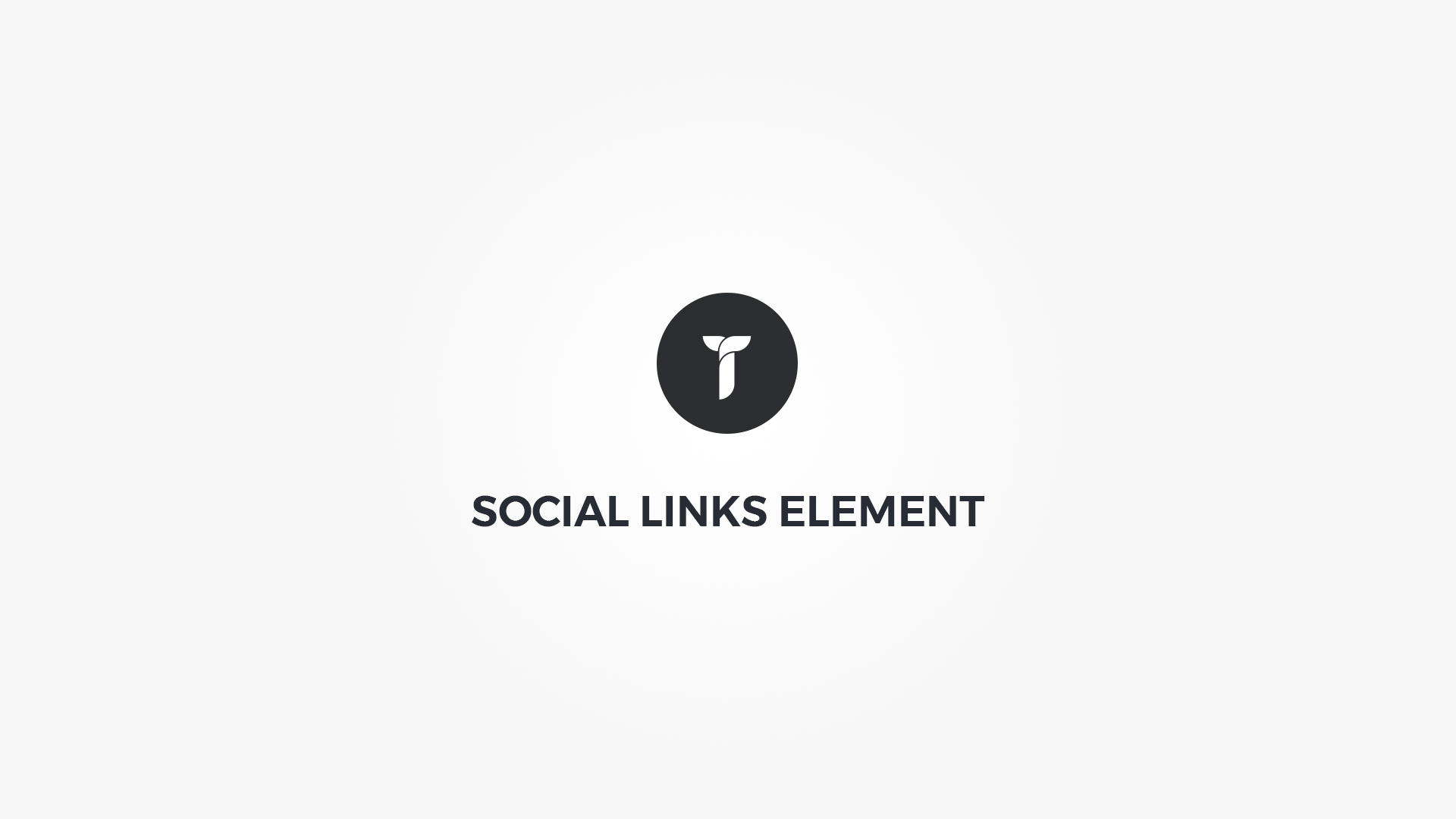 Creatus WordPress Theme Social Links Element